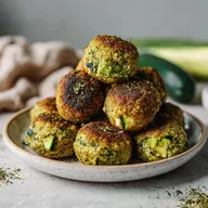 Alb&oacute;ndigas de Calabac&iacute;n al Horno: Con Queso