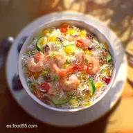 Arroz con Mariscos Receta Deliciosa para 4 Porciones