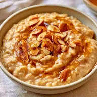 Porridge De Avena Con Almendras Cremoso