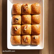 Rollos de Canela Pegajosos con Pecanas Receta Deliciosa