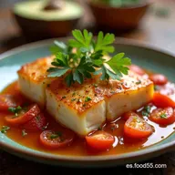 Bacalao en Salsa Casero Receta Como la de la Abuela