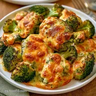 Brócoli Al Horno Queso con Ajo