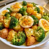 Brócoli Patatas y Huevo: Cena Saludable
