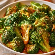 Brócoli Salteado Soja con Jengibre y Miel