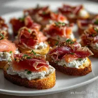 Canap&eacute;s sencillos: Aperitivos para Fiestas F&aacute;ciles en 30 Minutos