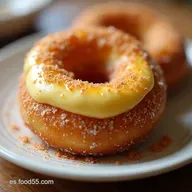 Donuts Cr&egrave;me Br&ucirc;l&eacute;e Fritos Caseros Receta F&aacute;cil y Deliciosa