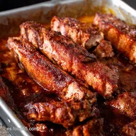 Costillas a la Barbacoa al Horno Jugosas Receta F&aacute;cil