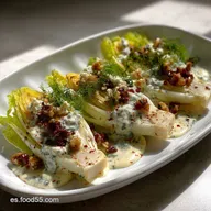 Endivias Con Crema De Queso GorgonzolaY: Aperitivo R&aacute;pido y Elegante