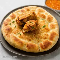 Naan Relleno de Pollo Tandoori Receta F&aacute;cil y Deliciosa