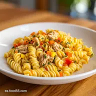 Pasta con At&uacute;n y Ma&iacute;z en 25 Minutos