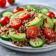 Ensalada de Quinoa y Aguacate para 4