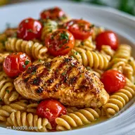 Ensalada Saludable De Pollo Pasta para 4
