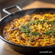 Fideos a la cazuela con el toque secreto de la picada catalana