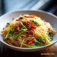Fideos de Arroz F&aacute;ciles en 25 Minutos