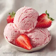Helado de Fresa con Yogur Griego
