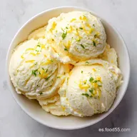 Helado de Lim&oacute;n: Textura Cremosa