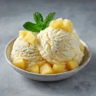Helado de Pi&ntilde;a con Leche Condensada