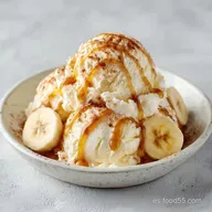 Helado Pl&aacute;tano Yogur: Textura Sedosa