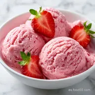 Helados De Fruta Con Yogur Griego