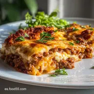 Lasa&ntilde;a de Carne Casero: Crispy Baked Perfection