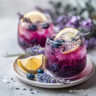 Limonada Lavanda Ar&aacute;ndano Receta Refrescante en 20 Minutos