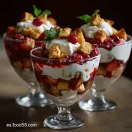 Mini Christmas Trifles Recipe: Crema Sedosa