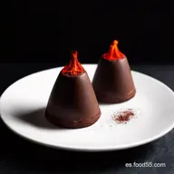 Mini Volcanes de Chocolate Caliente para Dos F&aacute;cil