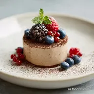 Receta de Postre de Mousse Mocha F&aacute;cil para 8 Porciones