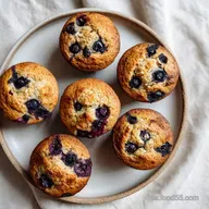 Muffin de Avena con Ar&aacute;ndanos en 30 Minutos
