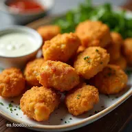 Nuggets de Pollo Caseros en Air Fryer Crujientes y F&aacute;ciles