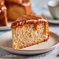 Pastel de Caf&eacute; Caramelo con D&aacute;tiles en 1 Hora y 10 Minutos