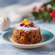 Pastel de Especias Navide&ntilde;o: Bizcocho H&uacute;medo para 12 Personas
