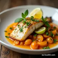 Pescado a la plancha con lim&oacute;n Sabor Mediterr&aacute;neo en Minutos
