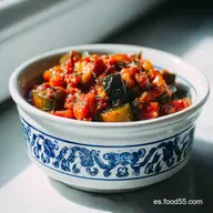 Pisto Receta F&aacute;cil y R&aacute;pido en 45 Minutos