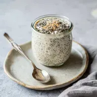 Pud&iacute;n de Ch&iacute;a con Leche de Coco