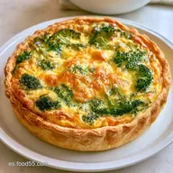 Quiche De Brócoli y Queso Cremosa