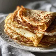Receta De Crepes Franceses Caseros en 55 Minutos