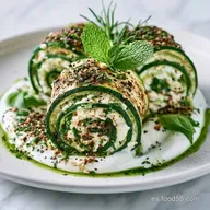 Rollitos De Calabacín Con Queso Fresco