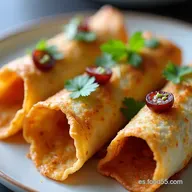 Rollitos de Papel de Arroz Frescos con Salsa de Cacahuete Recetas con papel de arroz