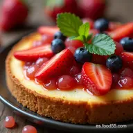 Salsa de Frutos Rojos Brillante El Coulis Perfecto para tu Cheesecake