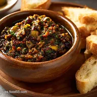 Tapenade Casera Receta f&aacute;cil y aut&eacute;ntica de la pasta de aceitunas provenzal
