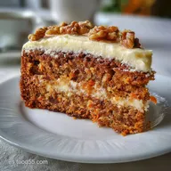 Tarta de Zanahoria Esponjosa para 12 Porciones