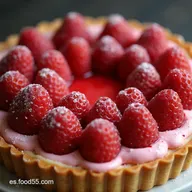Tarta de San Valent&iacute;n con Fresas Crema Pastelera Casera