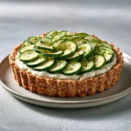 Tarta Salada de Calabac&iacute;n Saludable