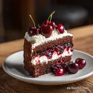 Tarta Selva Negra Receta Original para 12 Porciones