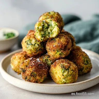 Alb&oacute;ndigas De Calabac&iacute;n Con Queso Tarjeta de receta