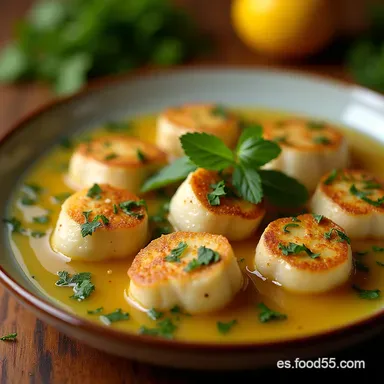 Recetas de Alcachofas Corazones Tiernos con Lim&oacute;n y Menta Tarjeta de receta