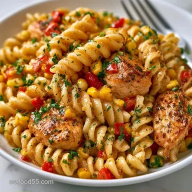 Almuerzo De Verano con Pollo Tarjeta de receta