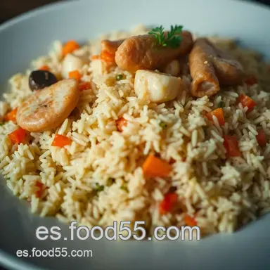 Arroz a Banda Aut&eacute;ntico: Sabor Mediterr&aacute;neo en tu Mesa Tarjeta de receta