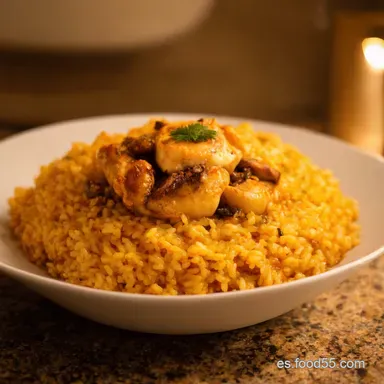 Arroz con Pulpo a la Gallega Receta Cremosa para Enamorar Tarjeta de receta